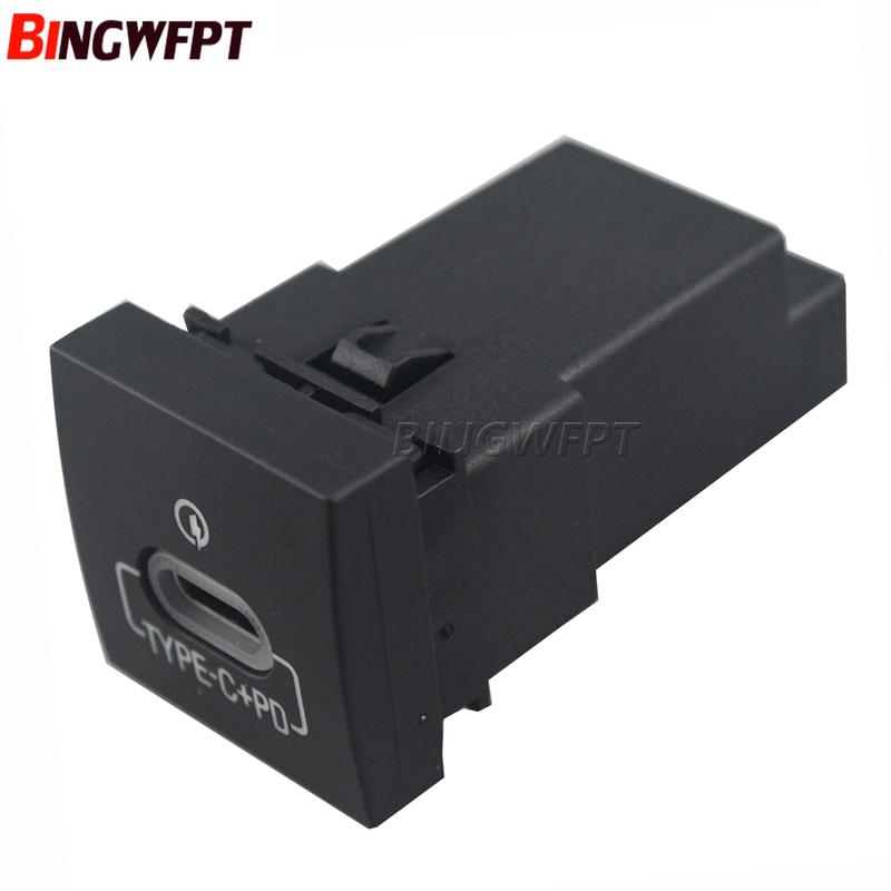 For VW Golf 6 Jetta 5 MK5 Scirocco 2010 2011 2012-2014 Car USB Charger Quick Charge QC3.0 Auto Phone Charging Adapter Button