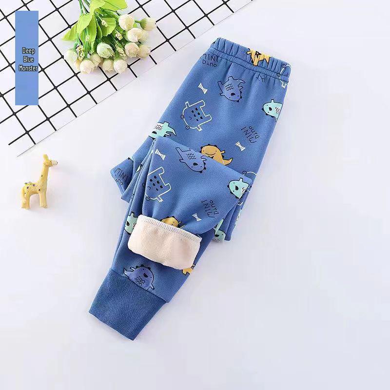 

Зимові штани з флісовою підкладкою для дітей - Теплий базовий шар для хлопчиків та дівчаток з манжетами на щиколотках 120 cm