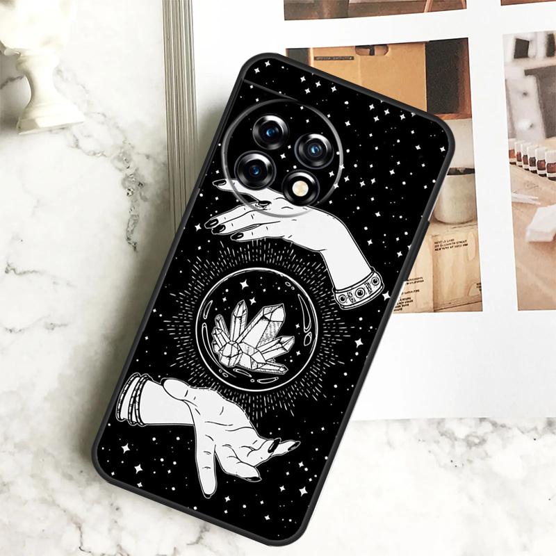 Occult Witchcraft Moon Gothic Witch Case For OnePlus 12 12R 11 9 10 Pro 10R 9R 8T 10T Nord CE 2 3 Lite 2T CE4 N10 N20 N30 Cover
