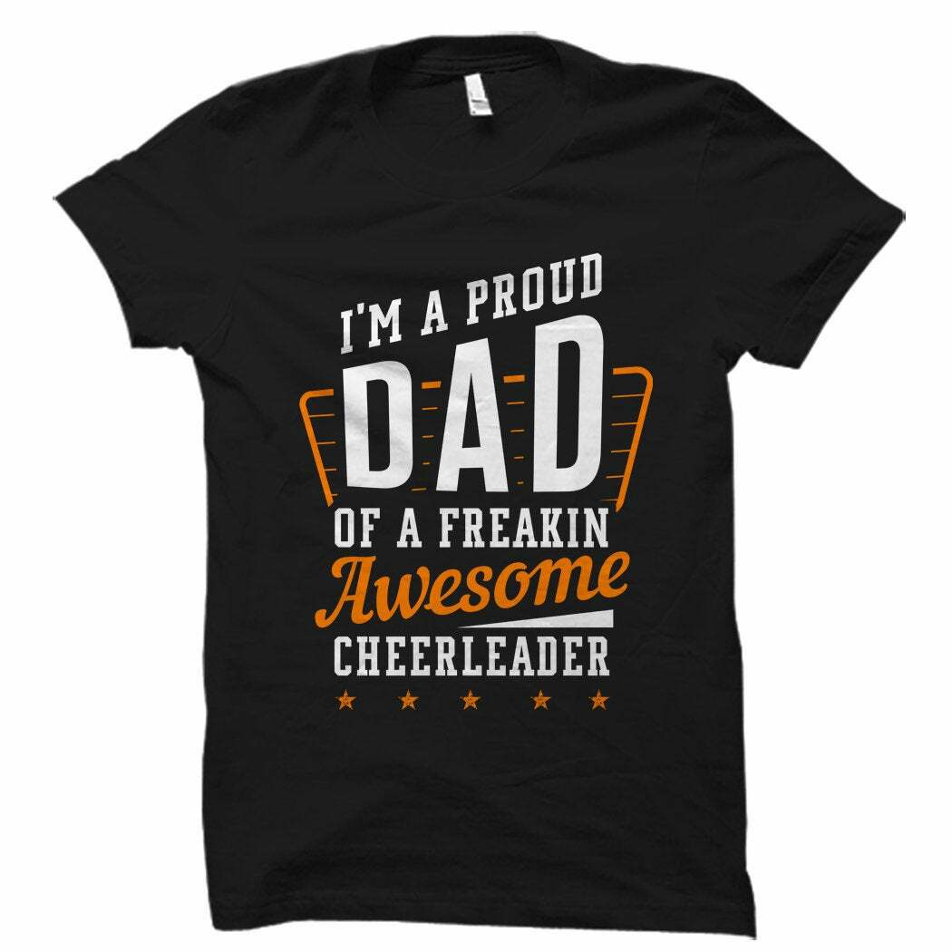 Cheer Dad Gift, Cheer Dad Shirt, Cheerleader Dad Gift, Cheerlea M