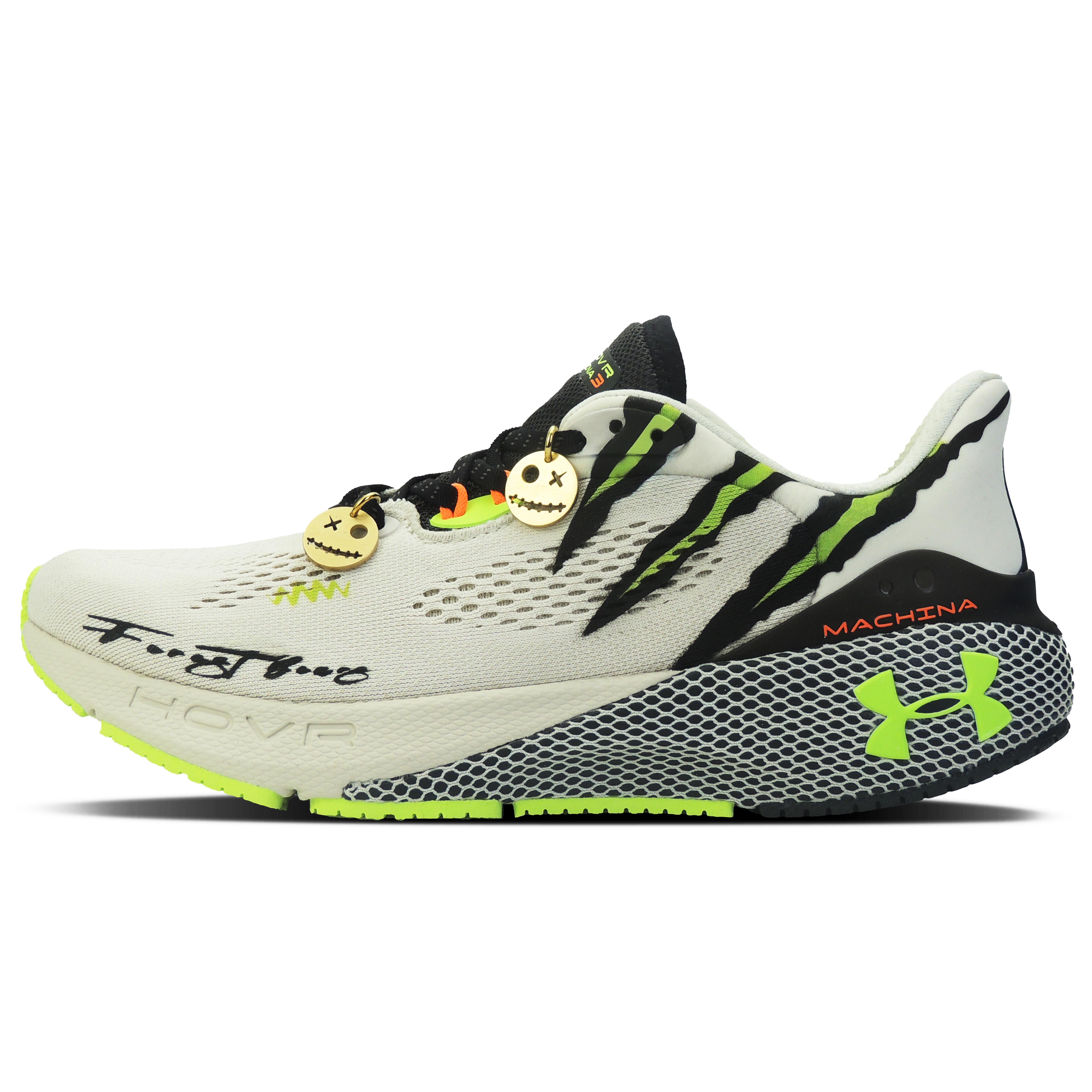 Under Armour HOVR Machina 3 Cushioning Slip Resistant Abrasion Resistant Cushioning Slip Resistant Abrasion Resistant 3024899-101(Team128-) 45