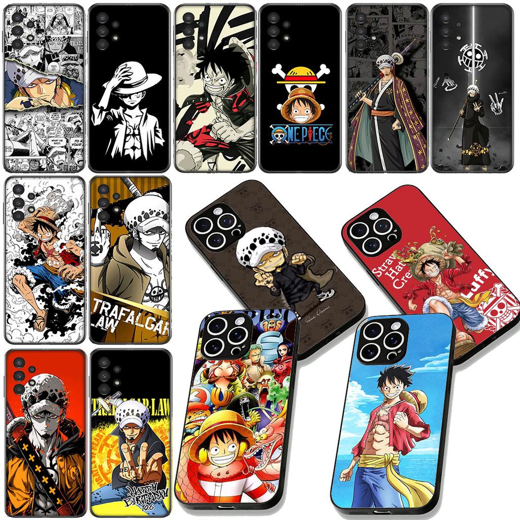 One Piece Luffy Trafalgar Water Law Phone Cover for Xiaomi Redmi 15C 15 A5 9A 9C NFC 9T Note 9 8 8T 4G 5G Protective Case