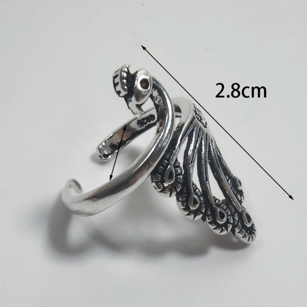 Adjustable Knitting Loop Crochet Loop Peacock Type Knitting Ring Finger Wear Thimble Knitting Tools Craft Sewing Accessories