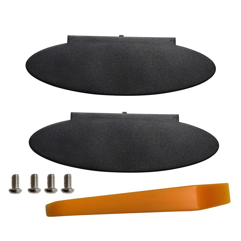 SXR-2 Pcs Car Sun Visor Interior Makeup Mirror Cover 99670142102 For Porsche 911 996 997 Boxster 986 Cayman 987 Replacement