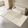 Minimalist Rug Modern Geometric Living Room Decoration Bedroom Soft Floor Mat Bedside Non-Slip Washable Carpet Customizable