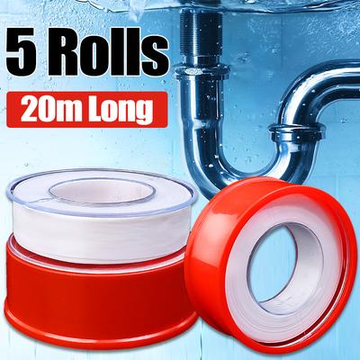 Seal Tape PTFE Plumbing Thread Oil-proof Shower Bathroom Leakproof Sewer Plug Water Pipe Faucet Repair Tool Adhesives Sealants