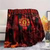 Custom Name,Manchester Red Devils Printed Flannel Blanket, Soft Throw for Bedroom Sofa, Washable,fan Merchandise, Great Gift.chl