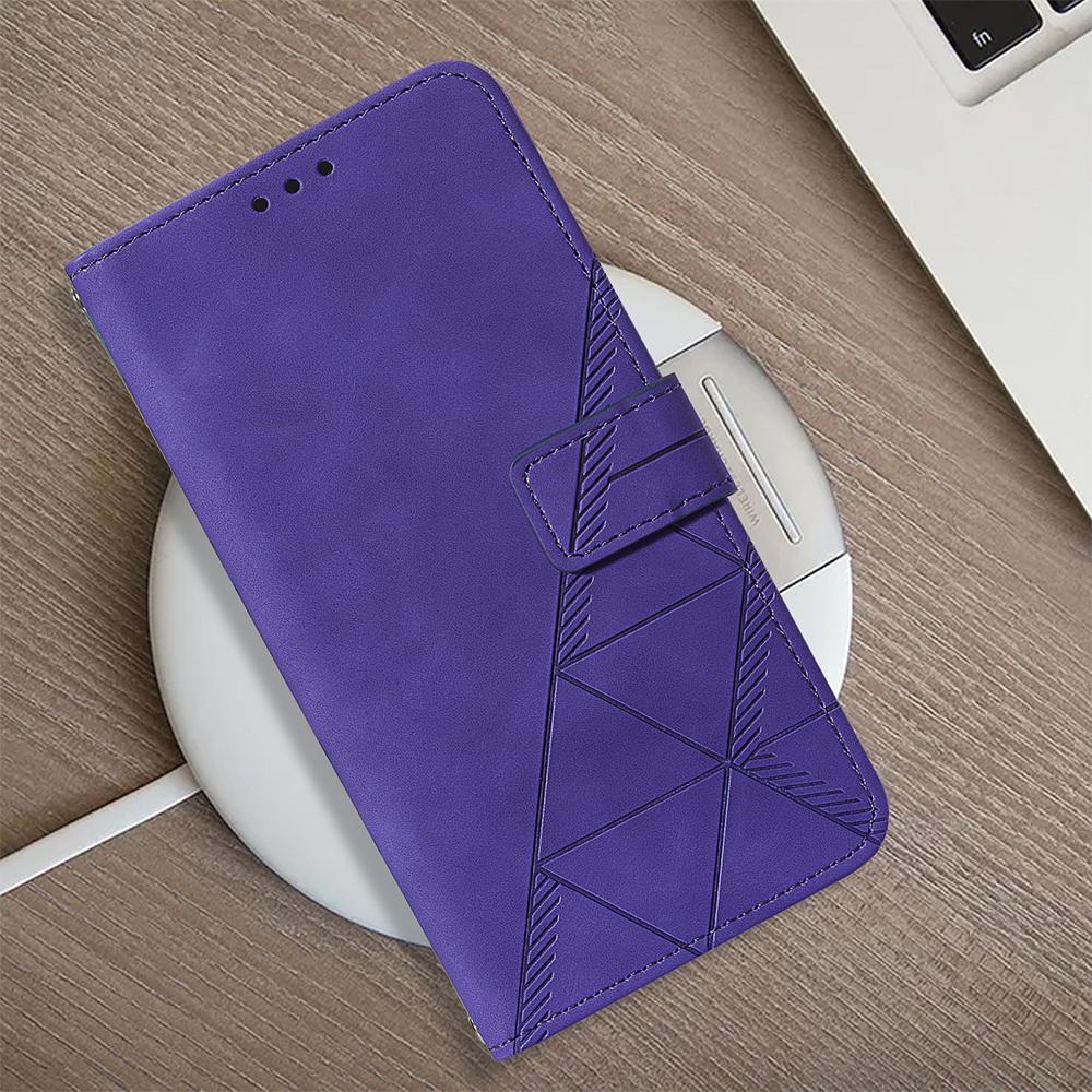 For Motorola Moto E14 4G/G04 4G/G04s 4G/G24 4G Leather Case with Hand Strap Wallet Stand Phone Cover