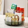 Round Cosmetic Storage Rotating Tray Turntable Desktop Storage Tray  Living Room
