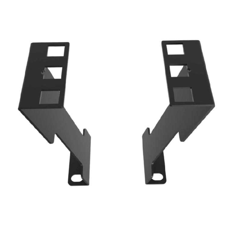 Carbon Steel Server Rack Adapter Set 10cm Depth Heavy Duty Construction High Load Support Extended Equipment Life