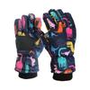 Kids Unisex Winter Snow Thermal Ski Gloves Outdoor Gloves For Boys Snowboard Cold Girls Waterpr J1Z9