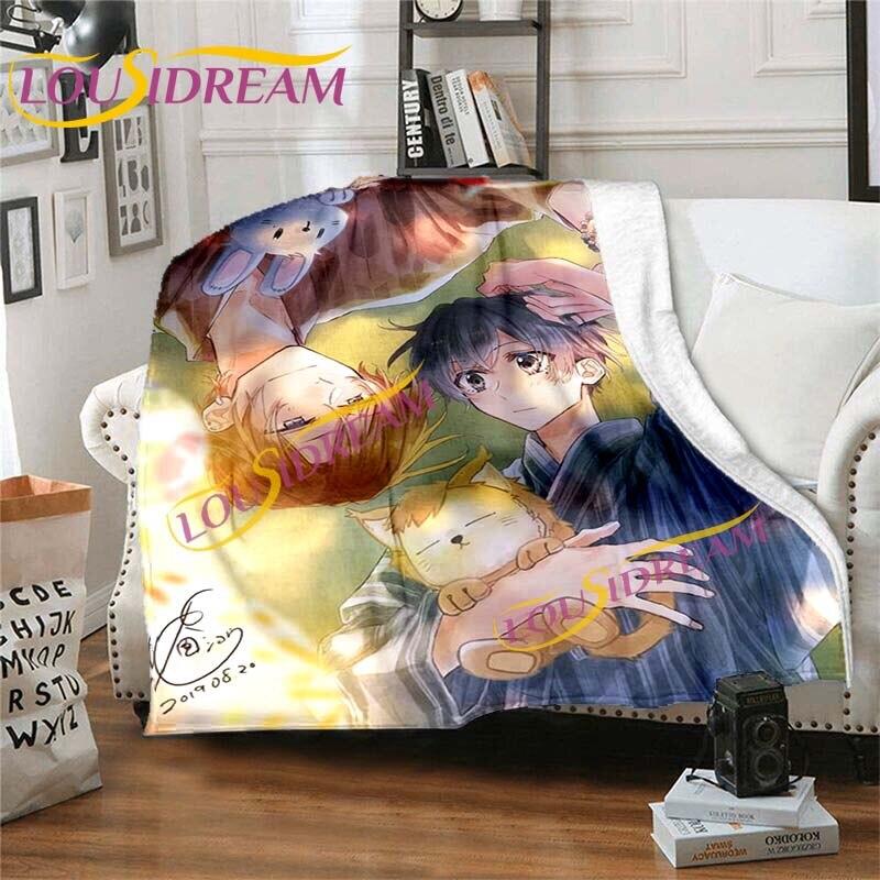 Coperte di flanella Sasaki e Miyano Coperta da tiro anime per letto Soggiorno Divano Campus Coperte per cartoni animati Coperta d'amore omosessuale