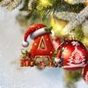 New 26 Letter Christmas Decorations Personalized Design DIY Christmas Tree Hanging Pendant Acrylic Xmas Letter Decoration Gifts