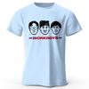 Work Boys Printed T-Shirt 100% Cotton Oversized Vintage Graphic Tees for Men Women Summer Tops Americana Streetwear