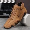 New Foreign Trade Men's Leather Boots Octopus Casual Shoes Men's Shoes Outdoor Breathable Casual Trend Soft Men's Short Boots