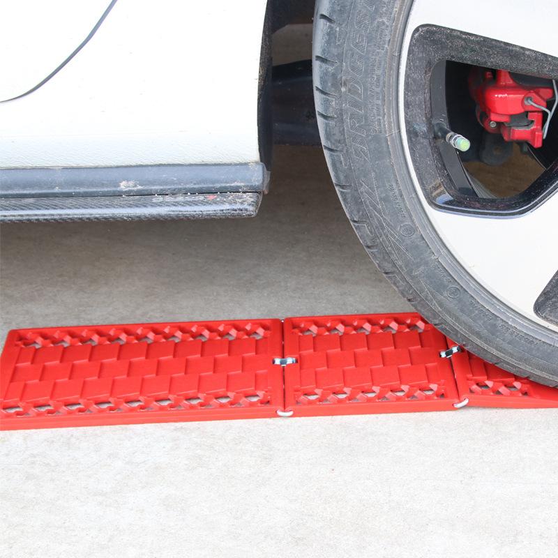 2 Stück Faltbare Reifen-Traktionsmatte Notfall-Auto-Fluchtbrett Zuverlässiges Auto-Fluchtgerät für Schnee, Eis, Schlamm und Sand
