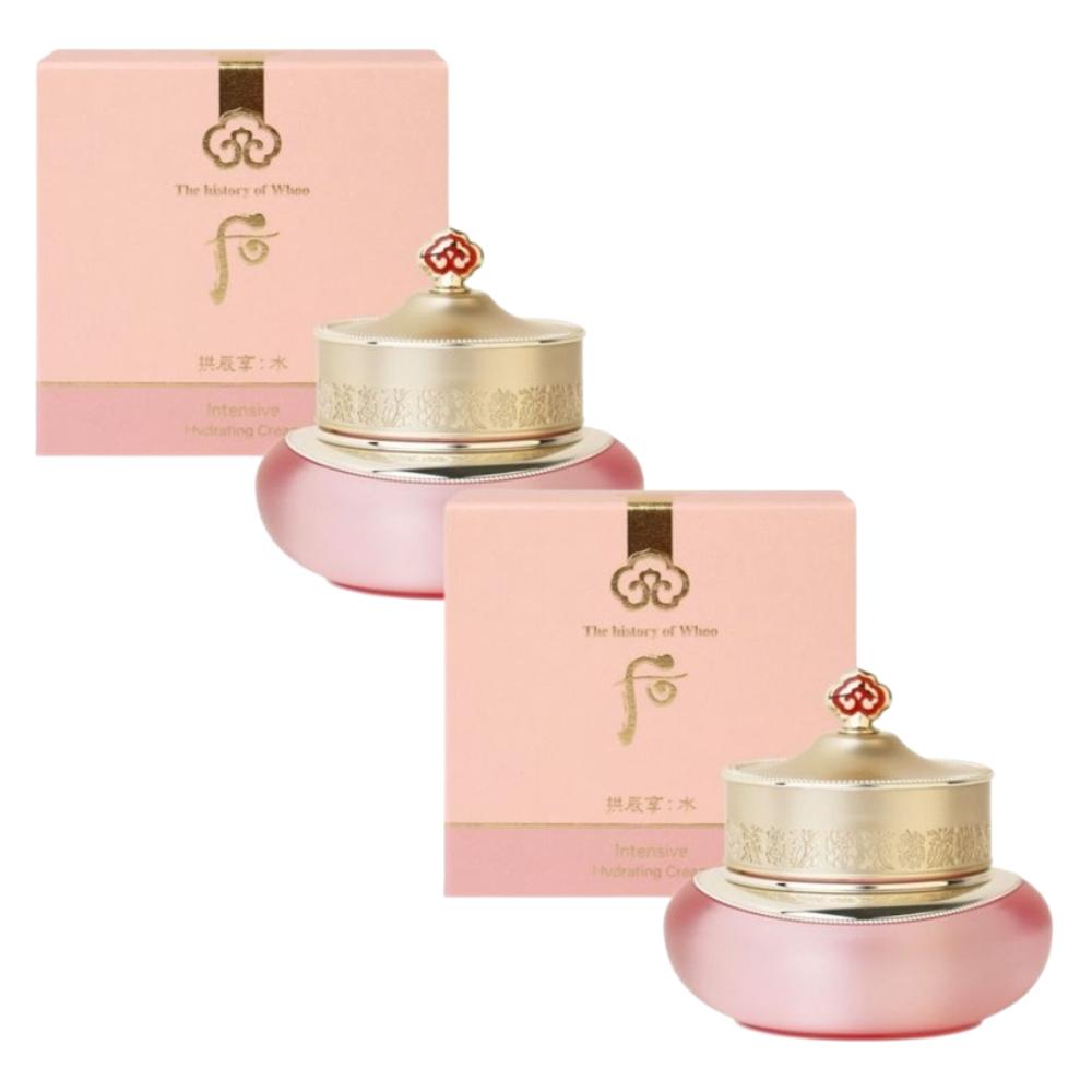 The history of whoo Gongjinhyang Soo Intensive Hydrating Cream 50ml Korean Herbal Deep Moisturizing Face Cream Nourishing & Refreshing K-Beauty