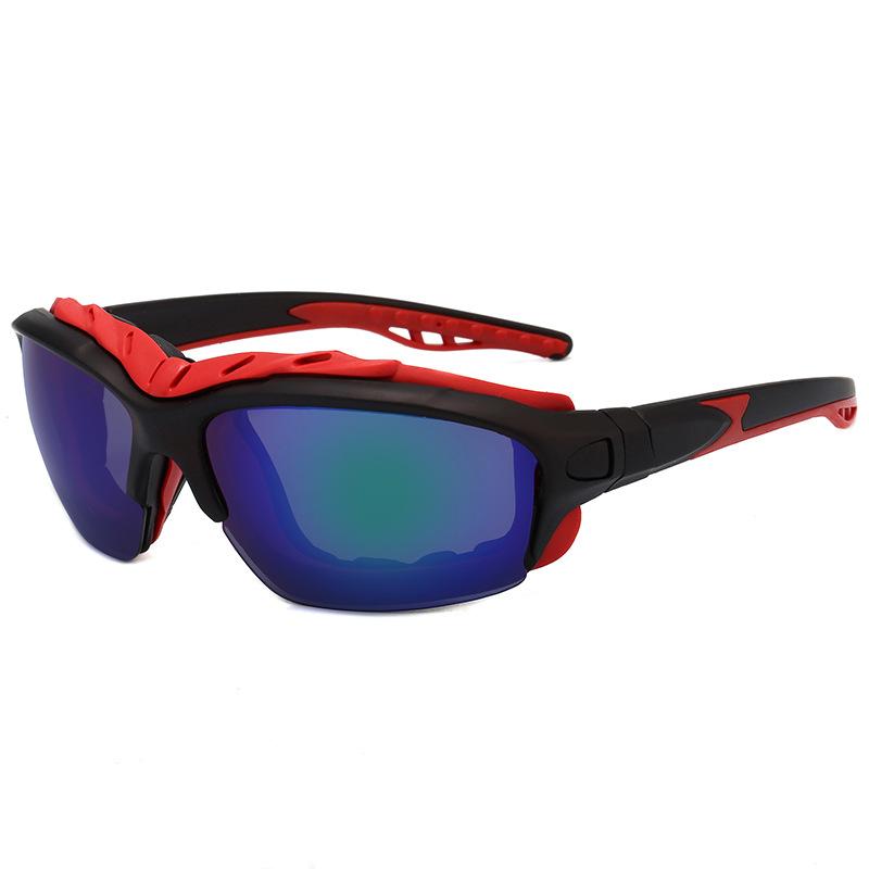European American Sunscreen Sunglasses Men's Patches Sponge Glasses Wholesale Sports Outdoor Cycling Windproof Riding