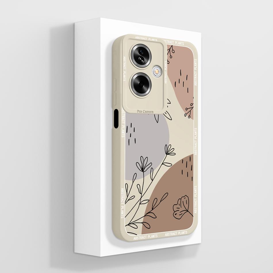 Cute Panda Covers For Oppo A79 5G Case For Oppo A2 5G Full Protection Funda For Oppo A 79 Housing Soft Liquid Silicone Back Capa