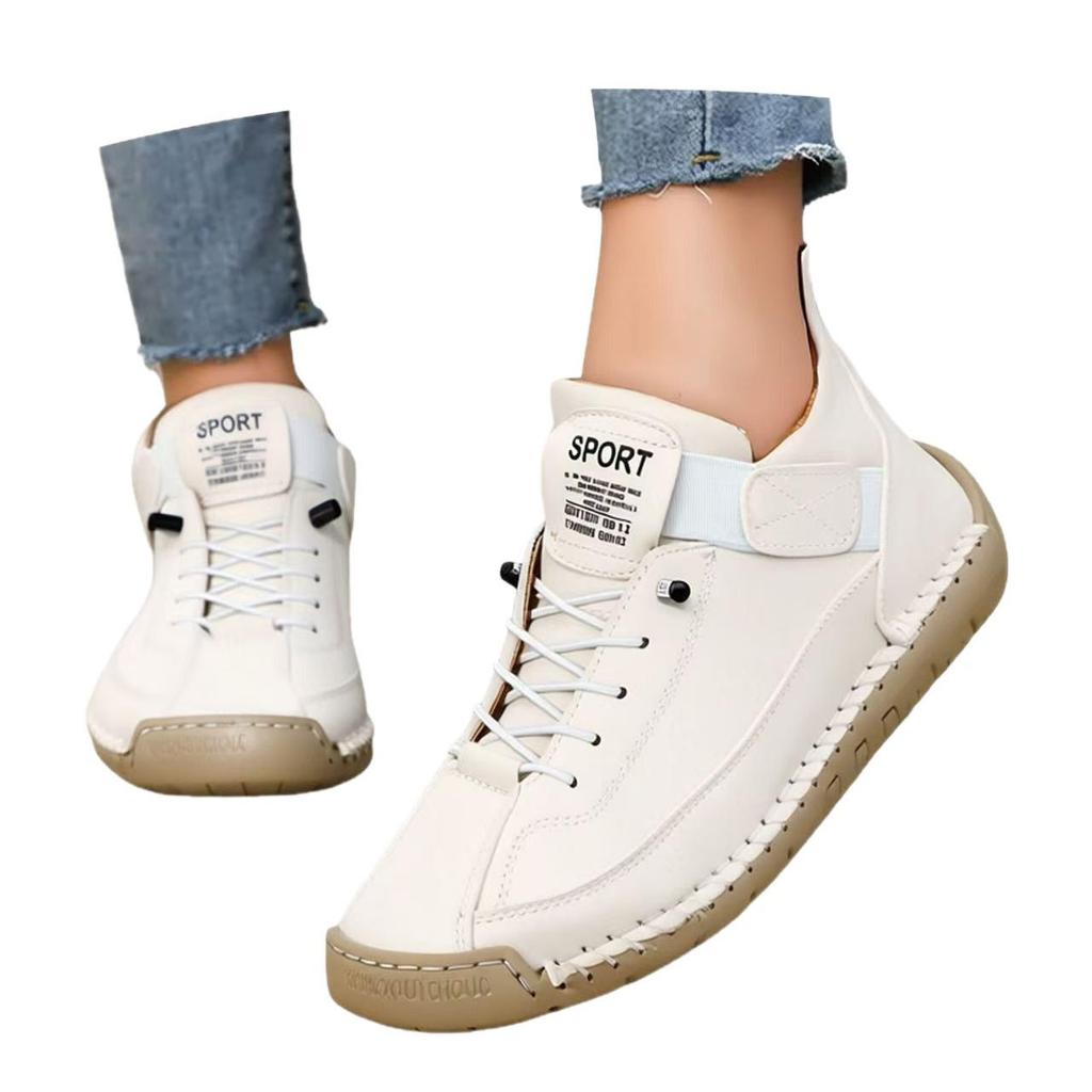 New 2026 Korean Style Handmade Women's Breathable High-top Casual Boots