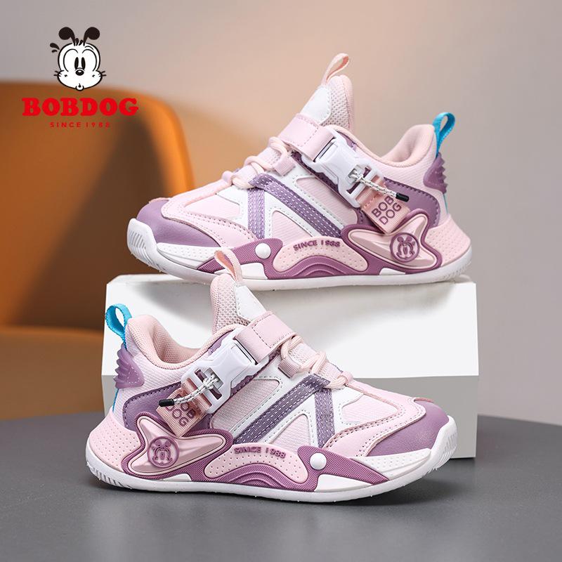 Pantofi sport impermeabili din piele pentru fete Bobodou, căptușiți cu pluș pentru căldură - Adidași casual toamnă/iarnă