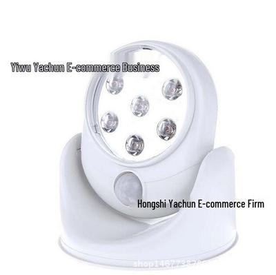 Luz Noturna de Corredor LED 360° - Iluminação com Sensor de Movimento em Estilo Europeu