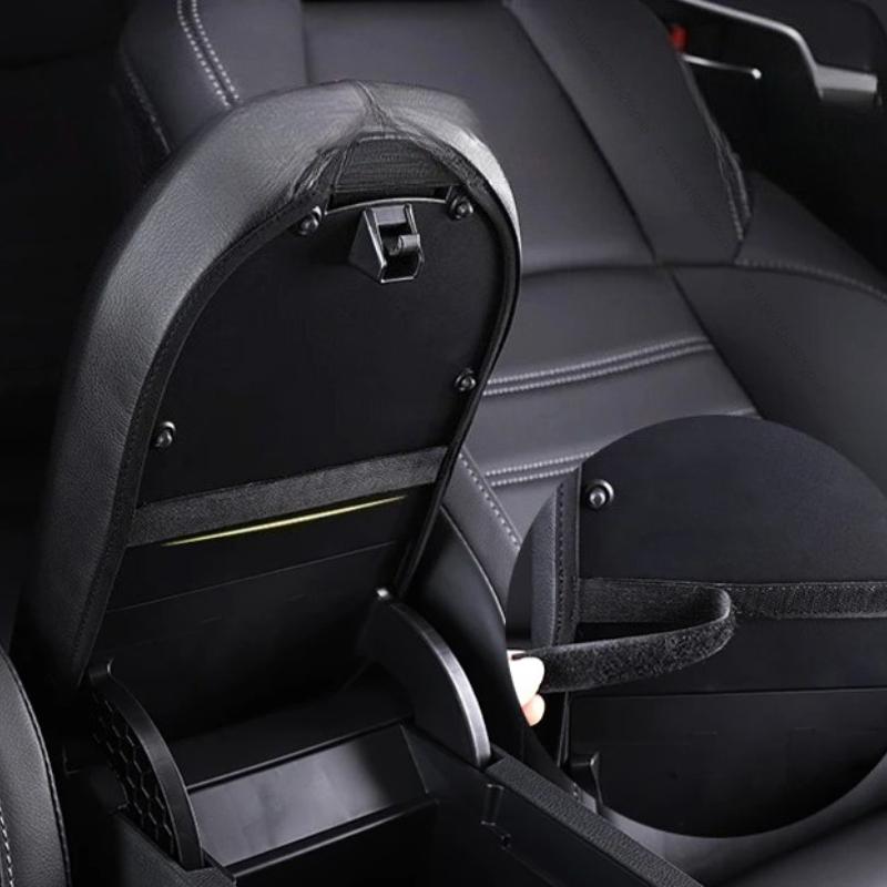 For Toyota RAV4 -2025 Car Central Armrest Box Cover Microfiber Leather Black Armrest Box Sleeve Case Interior Accessory