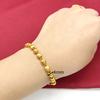 Dubai Jewelry Ladies Fashion Round Bead Braceletsgold PlatedStall Small Jewelry Solid Smooth Frosted Bracelet Source