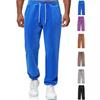 2025 New Cross-border Casual Solid Color Trousers Solid Color Warm Straight Pants for Men