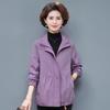 XUEXI Women's Mid-Aged Plus Size Spring Autumn Jacket