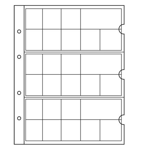 Leuchtturm Numis Coin Sheets 5pk (NH24)