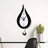 Modern Water Dropping Design Wall Clock for Creative Acyrlic Pendulum Clock for Home Bedroom Living Room Office Decorati Wall Clock for Living Room
