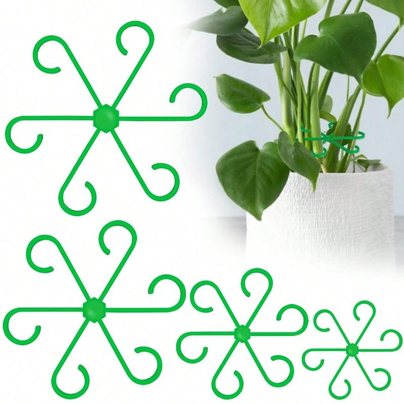 4pcs Of Plant Support Clips,Plant Support Fasteners,Sturdy Stem Clamps For Climbing Plants - Plastic Material,Or Indoor Climbing Plants Plant Supports