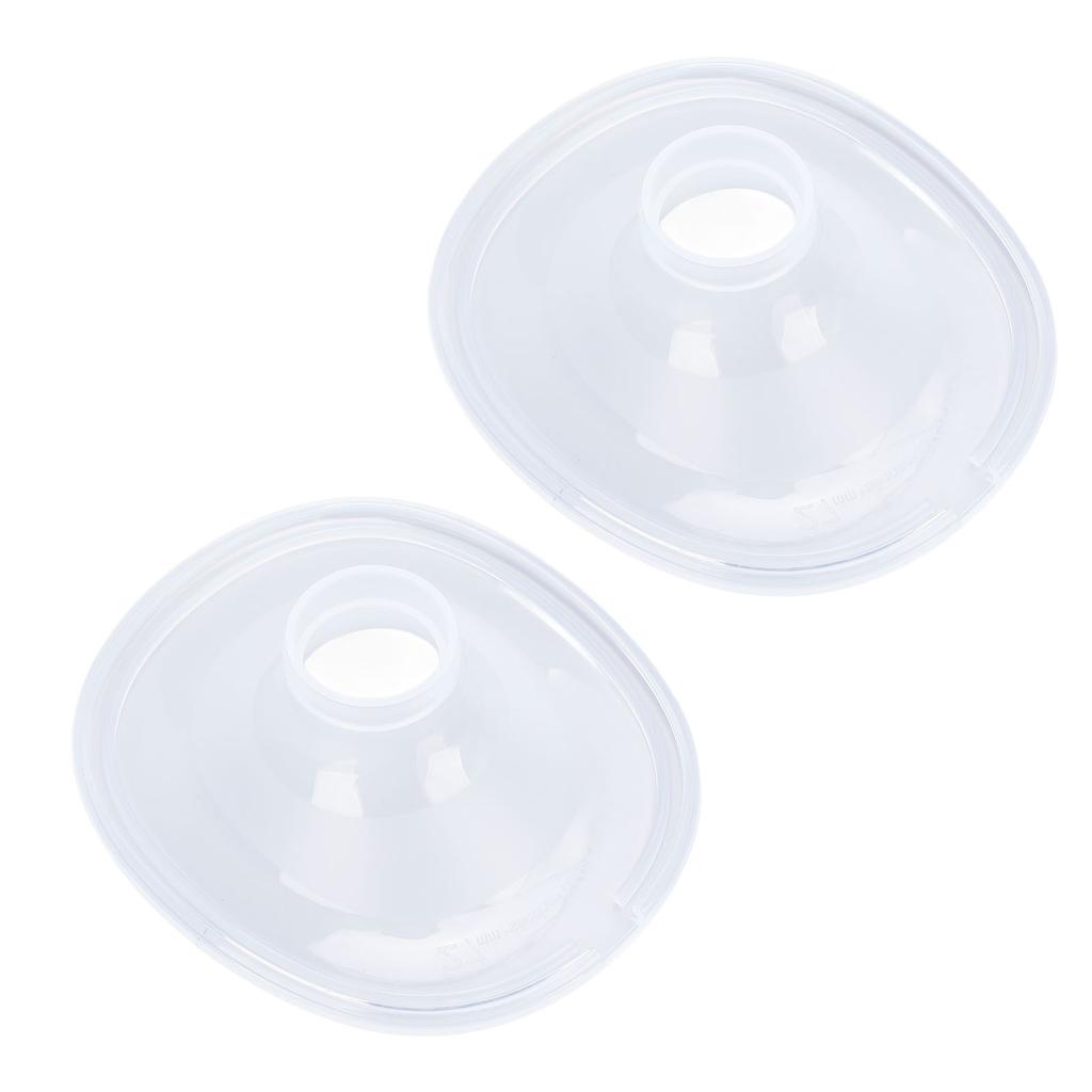 2 Pezzi Flangia in Silicone per 2 Pompe per Seno Indossabili Accessori Flangia Sostitutiva Inserto Cuscinetto Pezzi di Ricambio