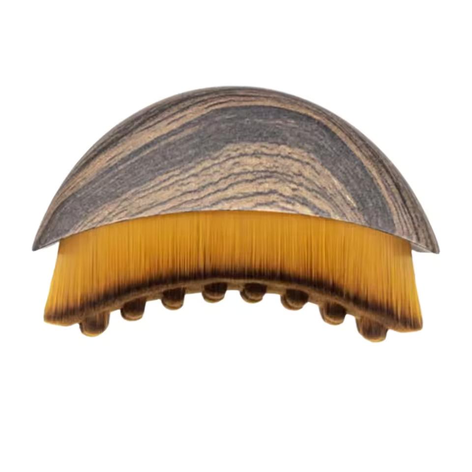 

Эргономичная контурная щетка для лица, ручной лимфодренажный массажер с прочной мягкой щетиной для очищения и моделирования лица