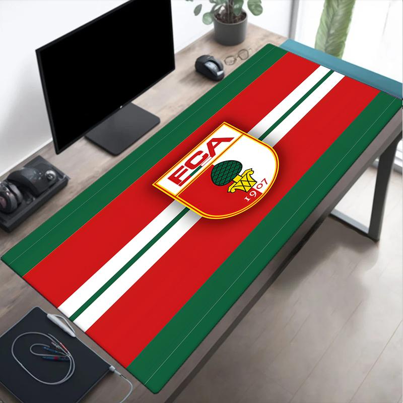 Augs-burg Fußball Wappen Mauspads, Gaming-Mauspad, Tastaturmatte, Schreibtischdekoration für Computer-Notebook, Fan-Geschenk, Geburtstagsgeschenk