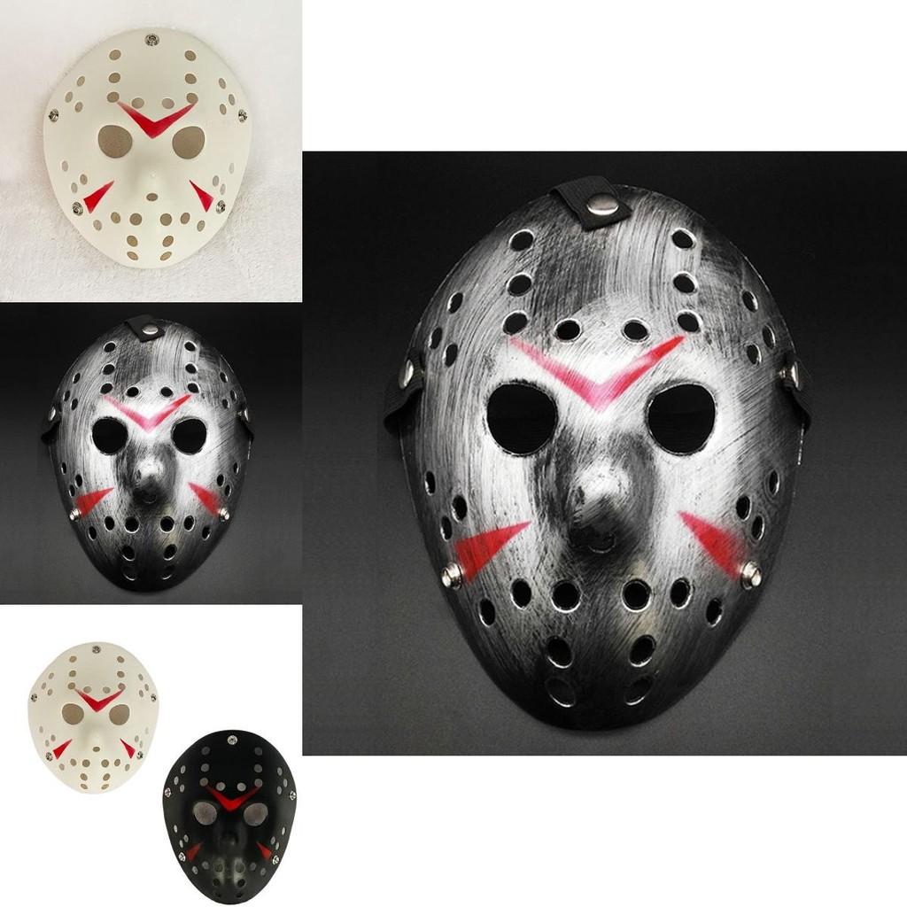 Jason Mask With Blood Effect For Halloween Cosplay Scary Horror Props In Multiple Colors