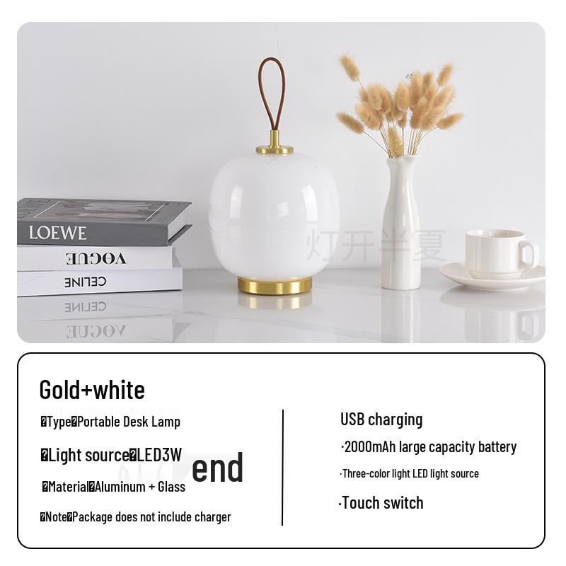 Dänemark VL45 Tragbare kabellose Lade-Tischlampe für Wohnzimmer, Schlafzimmer, Esszimmer und Nachttisch-Atmosphäre.