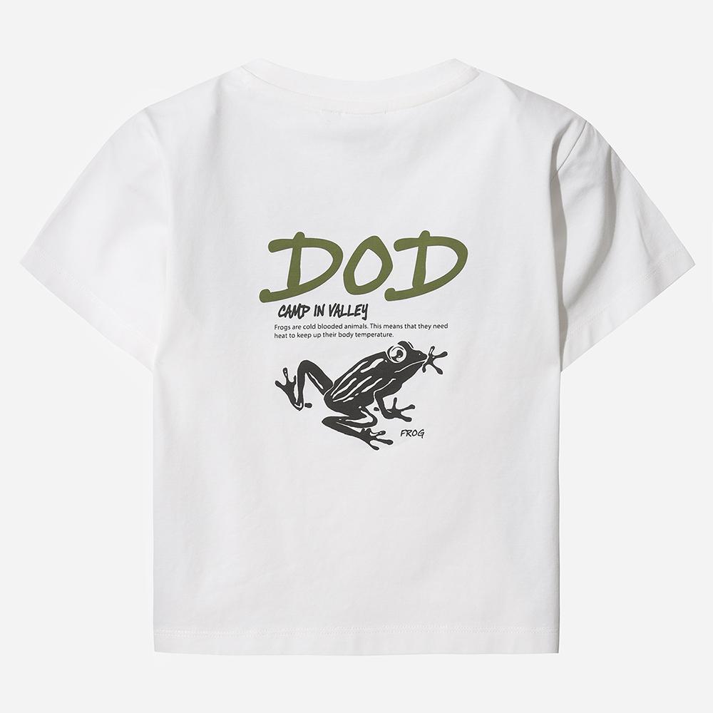 DOD Sorona White Graphic Short Sleeve T-Shirt For Women (Off White 2)