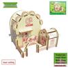 3D Wooden DIY Puzzle Toy - Laser Cut, 2 Pieces