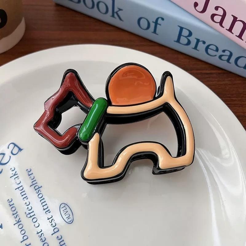 

Милый мультяшный полый зажим для волос в виде собаки для женщин, девочек, сладкое украшение для волос, ободок, зажим для волос, заколка, модный головной убор