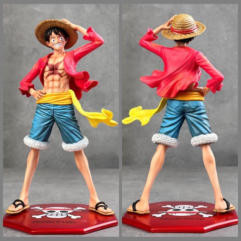 ONE PIECE ZERO Press Hat Ghost Island Luffy, Captain of Straw Hat Group, Straw Hat Smiley Luffy, Model Box Figure
