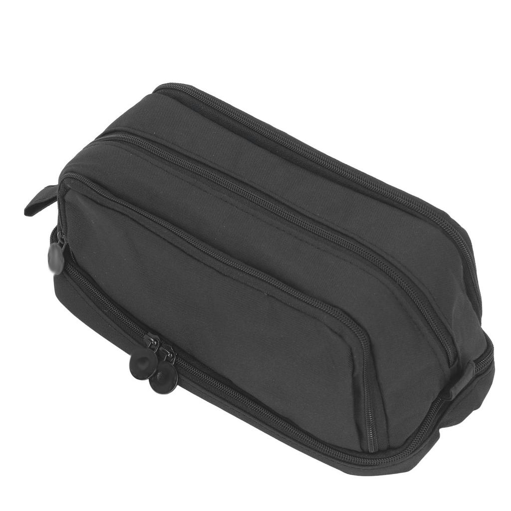 Large Capacity Pencil Case Dual Opening Pencil Bag Durable Canvas Pencil Box Portable Multipurpose Pencil Pouch for