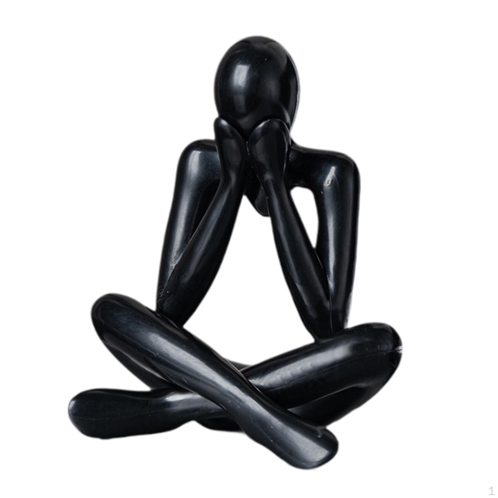 

Абстрактная фигура, скульптура, декоративная фигурка, художественные промыслы, современная статуя, настольное украшение для стола чёрный