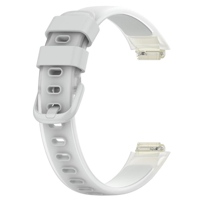 Clear Two Tones Fitness Band Breathable Soft Silicone Quick Change Accessory Simple Installation for Watch Inspire 3