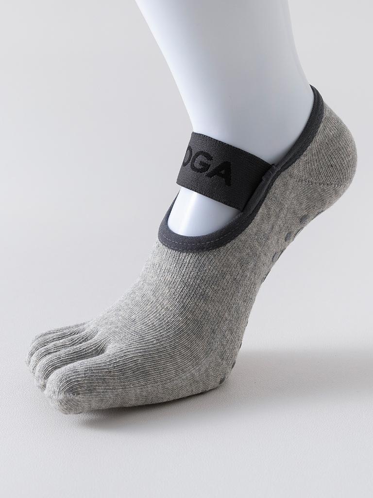 1 Paar Damen-Fünf-Zehen-Socken, professionelle Anti-Rutsch-Yoga-Socken, Pilates-Fitness-Socken
