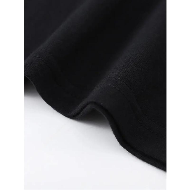 Europäische Größen Lustiges Hahnenmotiv mit Raucher-Grafik T-Shirt - Schwarzes Neuheits-Hähnchen-T-Shirt für Herren - Leichtes Rundhals-Shirt