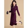 Ke Bei'er Women's Elegant Textured Two-Piece Dress Set