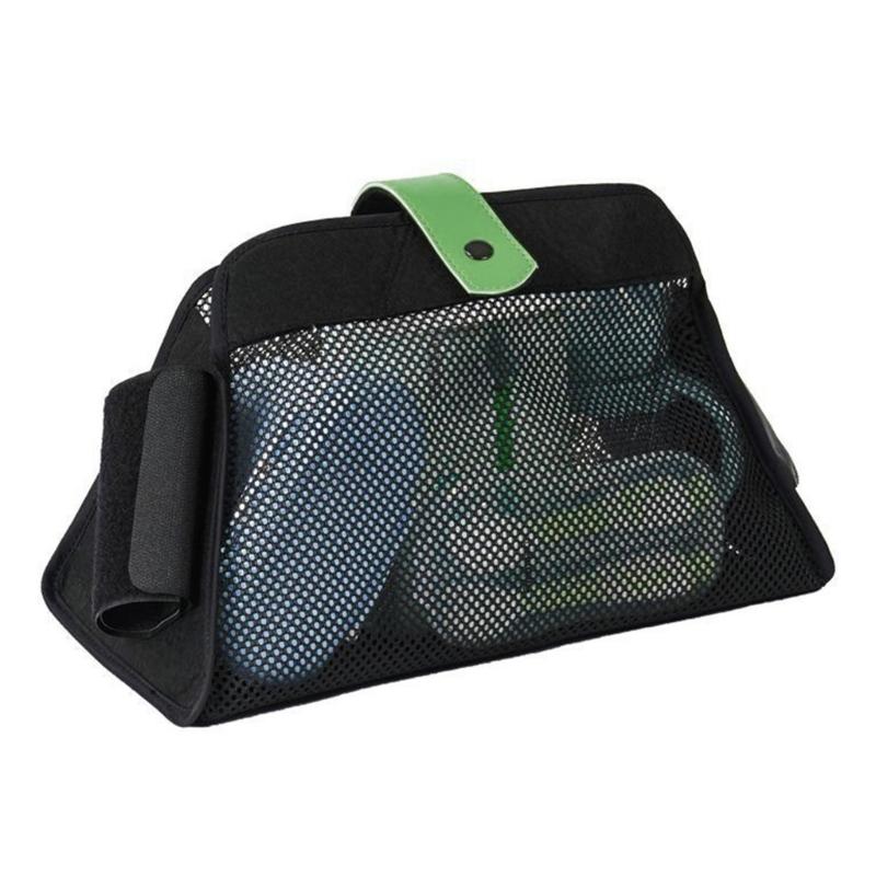 

Heavy Duty Strollers Under Basket Oxford Cloth Carriers Organizers Foldable Design Fit Multiple Models Quick Installation зелений