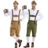 Cosplay Fancy Dress Halloween Party Costume Carnival Outfit Adult Men's Bavarian German Beer Festival Short Sleeve